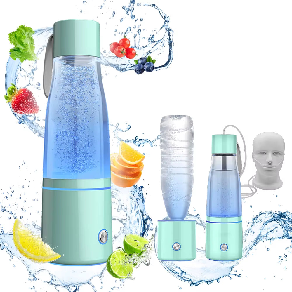 5000PPB Hydrogen Water Bottle 3 in 1 Hydrogen Water Bottle Generator Device SPE/PEM Molecular Hydrogen Rich Water Cup Maker