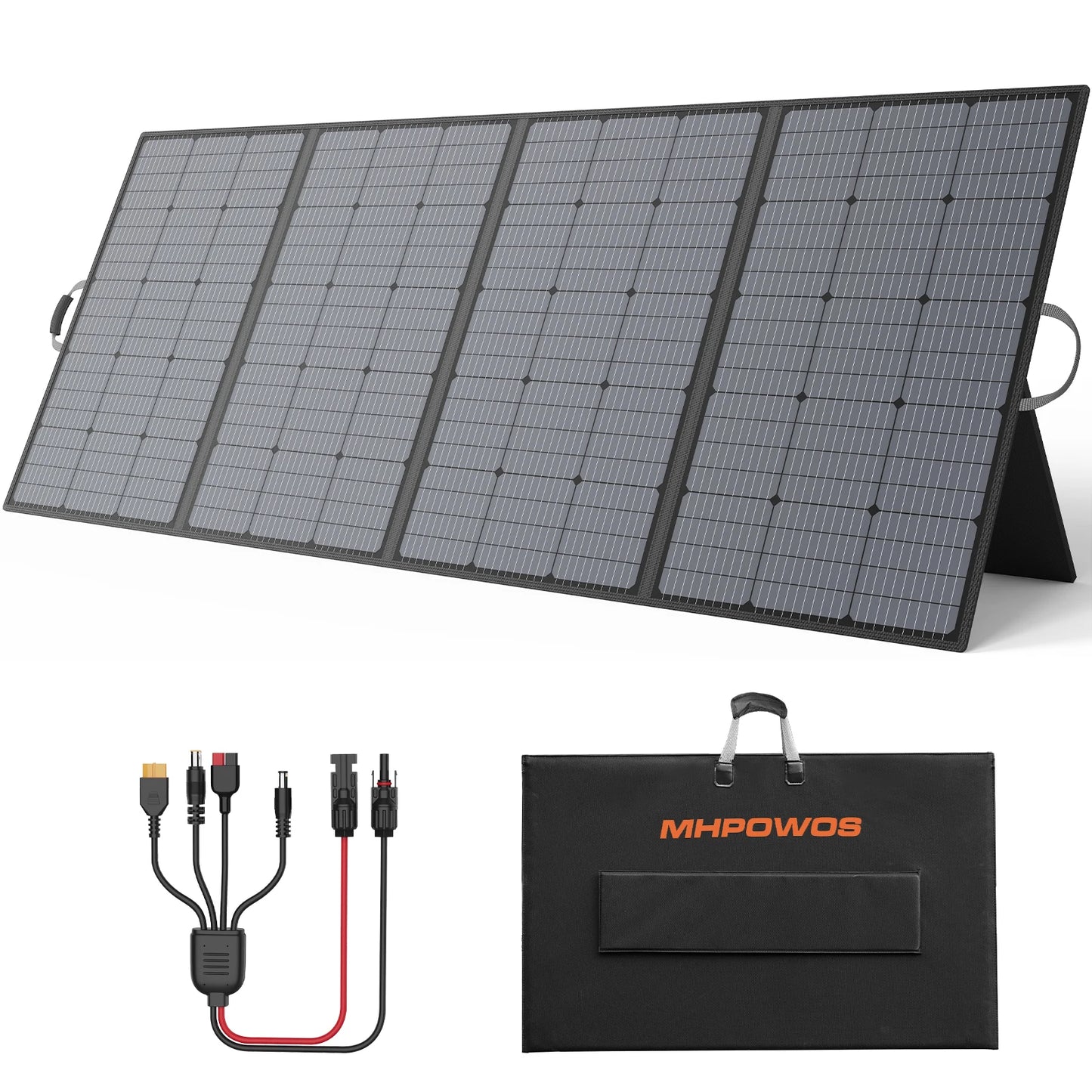 Portable Solar Panel for Power Stations, 31V Solar Charger 400W Outdoor Emergency Backup Power Supply for RV Camping