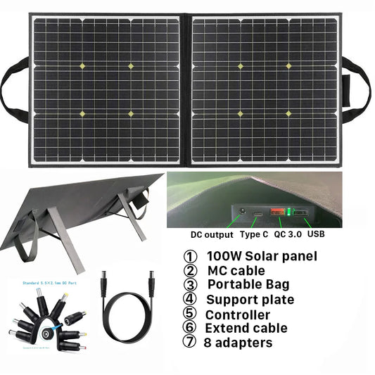 Portable Power Station 2000W Solar Electric Generator Fast Charging 220V Powerful Power Banks 2160Wh Lifepo4 Battery 12V DC