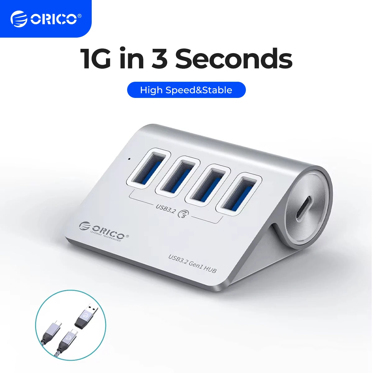 Aluminum Powered 5Gbps HUB PD18W Charger USB3.2 Type USB C Card Reader Splitter with Power Adapter for Macbook Accessories