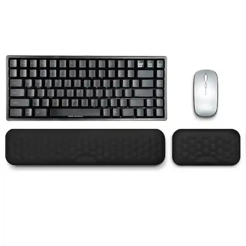 Keyboard Wrist Rest Memory Foam Keyboard Mouse Wrist Rest Ergonomic Design Wrist Pad for Computer Keyboard Laptop Wrist