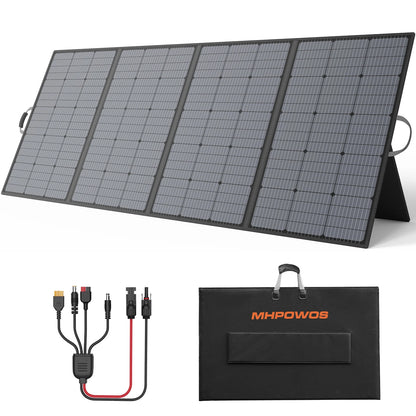 Portable Solar Panel for Power Stations, 31V Solar Charger 400W Outdoor Emergency Backup Power Supply for RV Camping