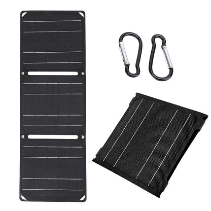 ​30W/40W 5V Portable Solar Panel Battery Phone Charger Foldable Mobile Power Bank Charger for Cell Phone Power Banks Flashlight